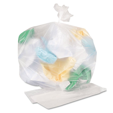 GEN High Density Can Liners, 16 gal, 7 mic, 24" x 31", Natural, 50 Bags/Roll, 20 Rolls/Carton (BWK243108)