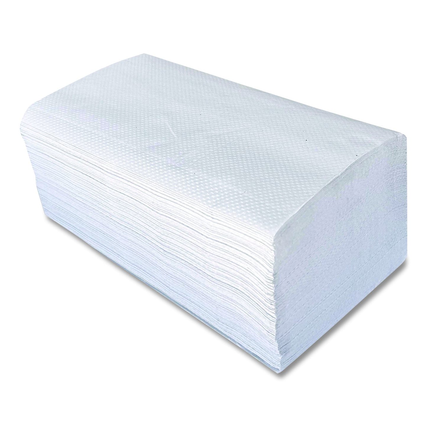 Boardwalk Green Single-Fold Towels, 1-Ply, 9.13 x 10.25, Natural White, 250/Pack, 16 Packs/Carton (BWK52GREEN)