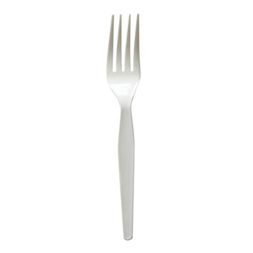 Boardwalk Heavyweight Wrapped Polystyrene Cutlery, Fork, White, 1,000/Carton (BWKFORKWHPSIW)