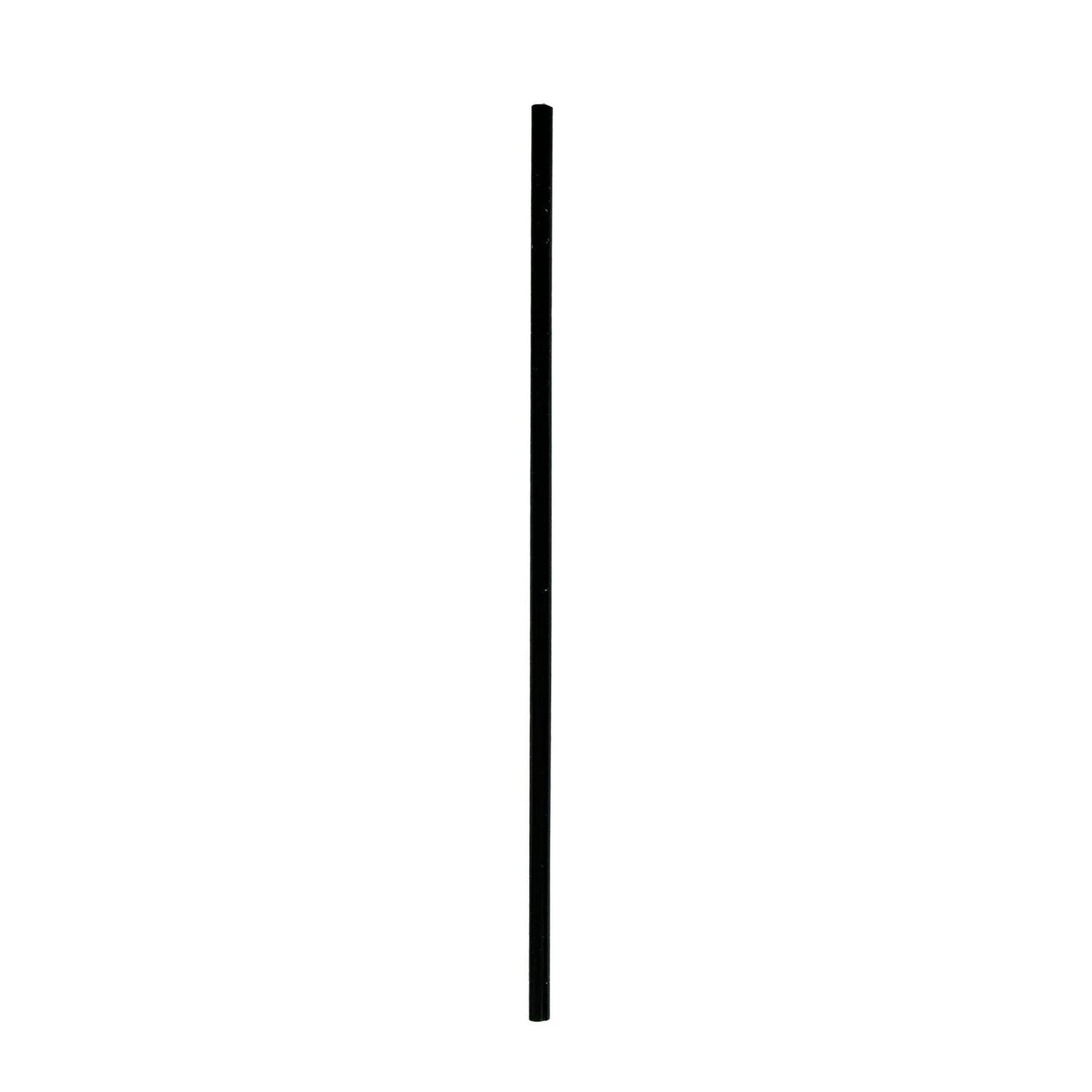 Boardwalk Wrapped Giant Straws, 10.25", Polypropylene, Black, 1,200/Carton (BWKGST1025BK)