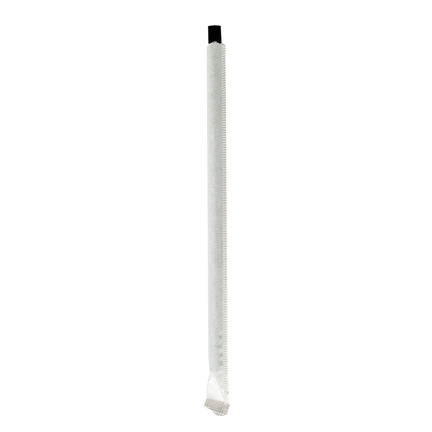 Boardwalk Giant Straws, 7.75", Polypropylene, Black, 1,500/Carton (BWKGSTUW775BK)