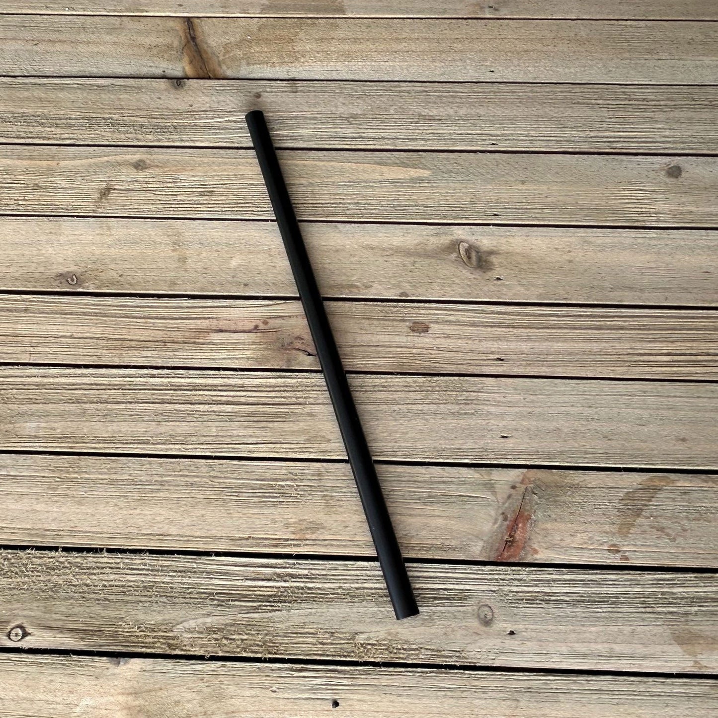Boardwalk Wrapped Giant Straws, 7.75", Polypropylene, Black, 7,200/Carton (BWKGSTW775BK)