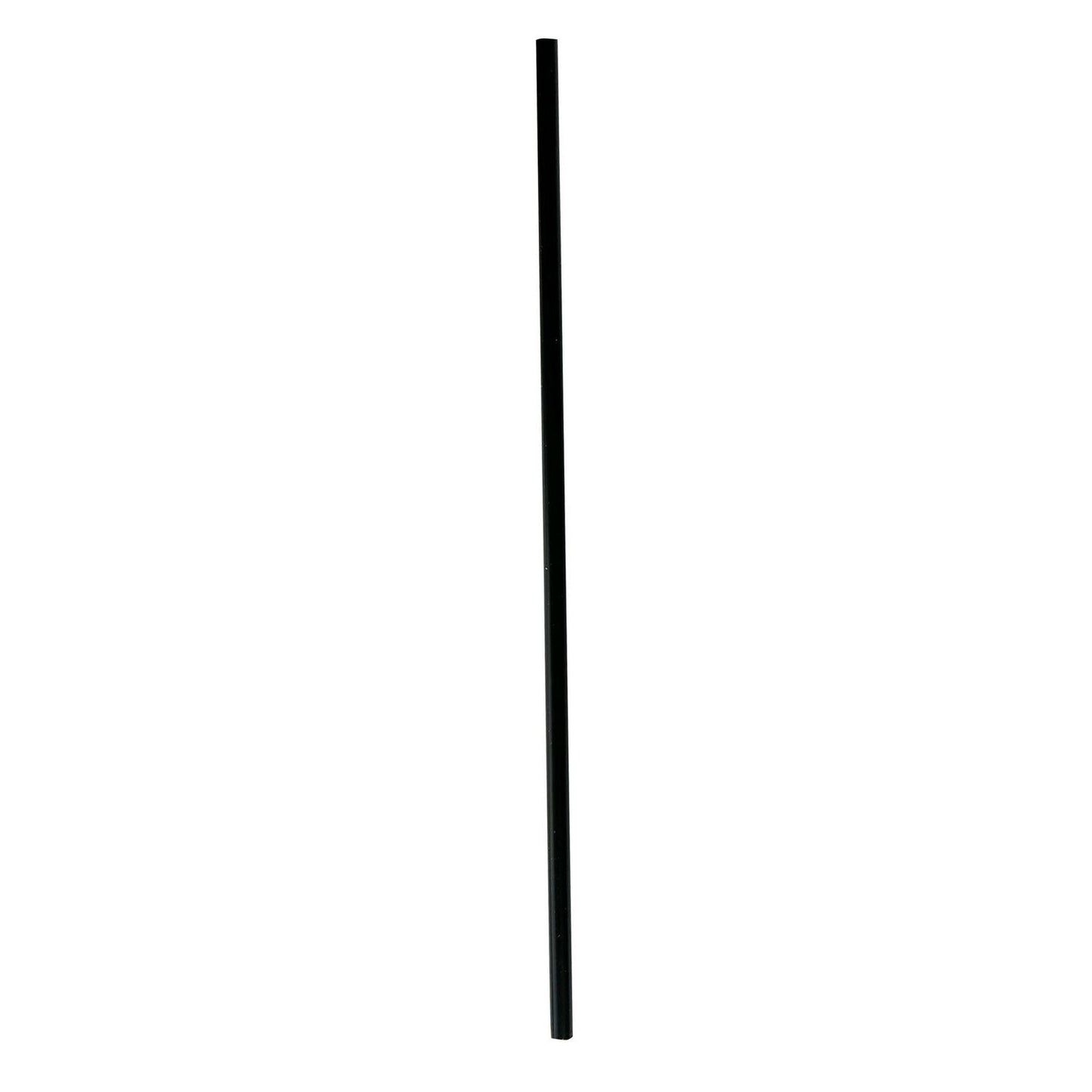 Boardwalk Wrapped Jumbo Straws, 10.25", Polypropylene, Black, 2,000/Carton (BWKJSTW1025BK)