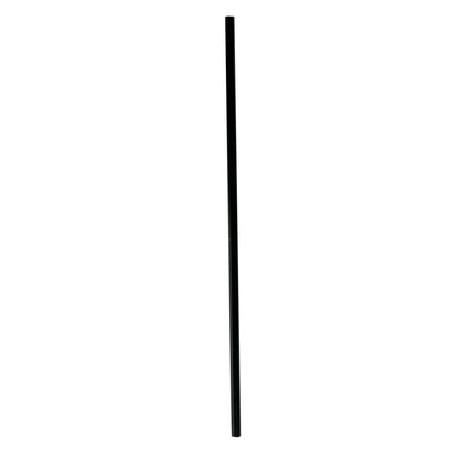 Boardwalk Wrapped Jumbo Straws, 10.25", Polypropylene, Black, 2,000/Carton (BWKJSTW1025BK)