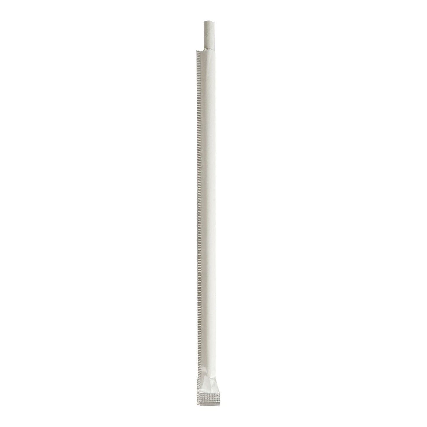 Boardwalk Wrapped Jumbo Paper Straws, 7.75", Paper, White, 1,280/Carton (BWKPPRSTRWIW)