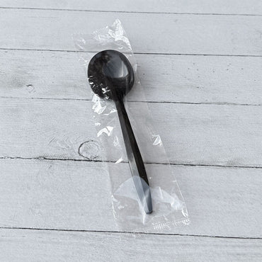 Boardwalk Heavyweight Polypropylene Cutlery, Soup Spoon, Black, 1,000/Carton (BWKSOUPBLHVY)