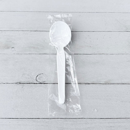 Boardwalk Heavyweight Wrapped Polystyrene Cutlery, Teaspoon, White, 1,000/Carton (BWKSPOONWHPS)