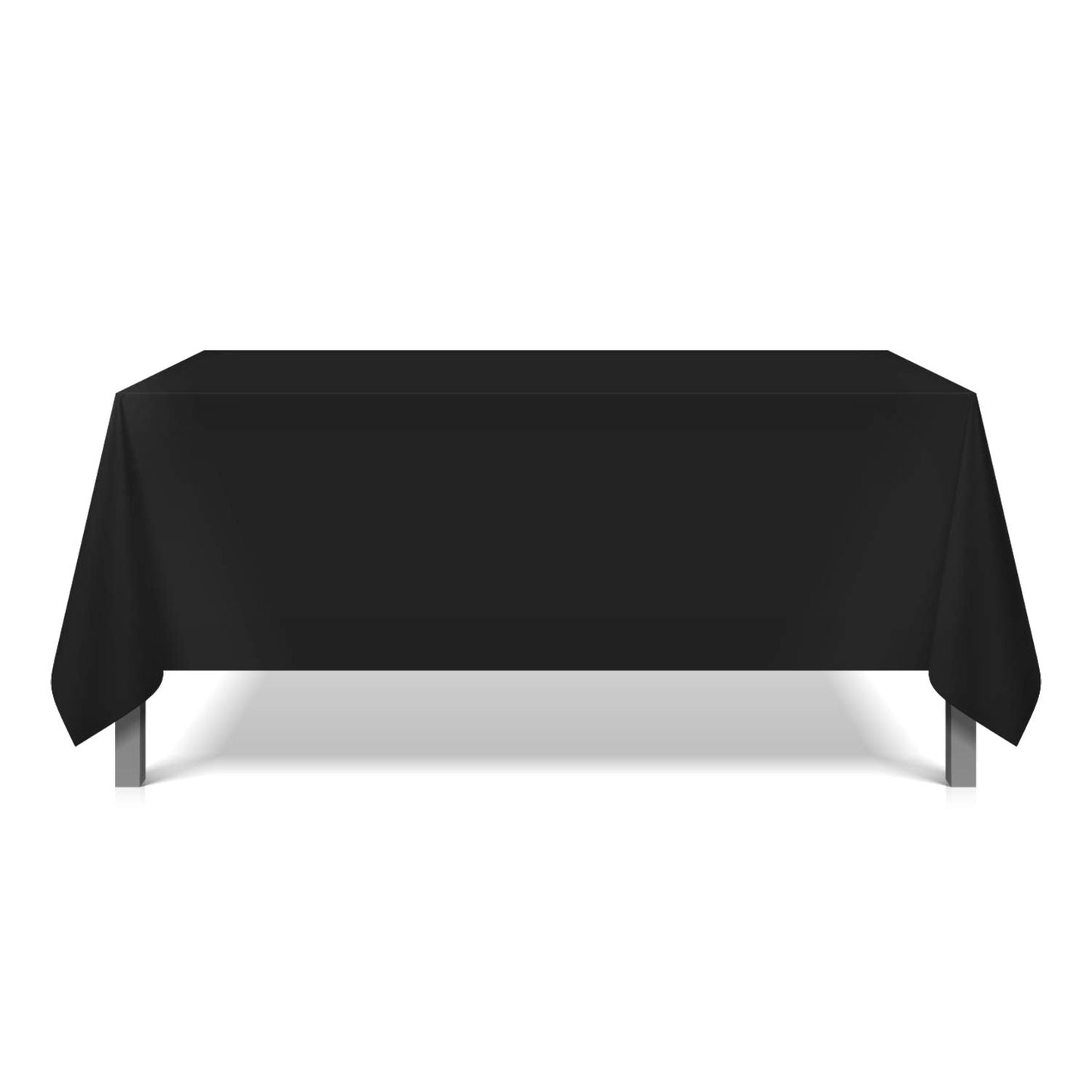 Hospeco® Mariposa Tablecloth 42x42 Black, Pack of 6 (HOSP-TL-42X42-BLK-6PK)