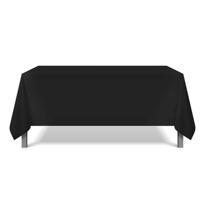 Hospeco® Mariposa Tablecloth 42x42 Black, Pack of 6 (HOSP-TL-42X42-BLK-6PK)