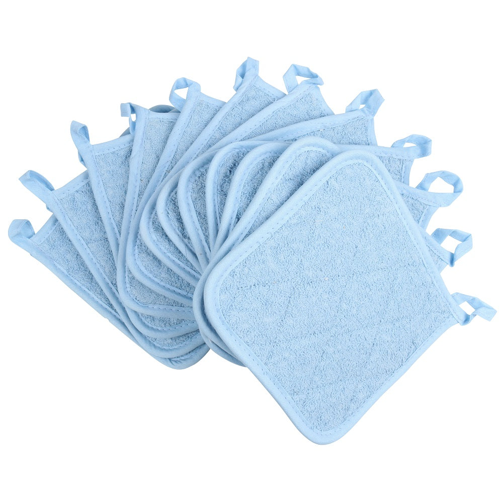 Hospeco® Cooks Linen Pot Holder 7x7 Blue, 144/Case (HOSPOT-BLUE-CS)