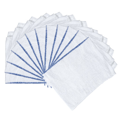 Hospeco® Qwick Wick Bar Mop Towel 30oz Blue Stripe, 12/Pack (HOSP-N030-W65-5DZ)