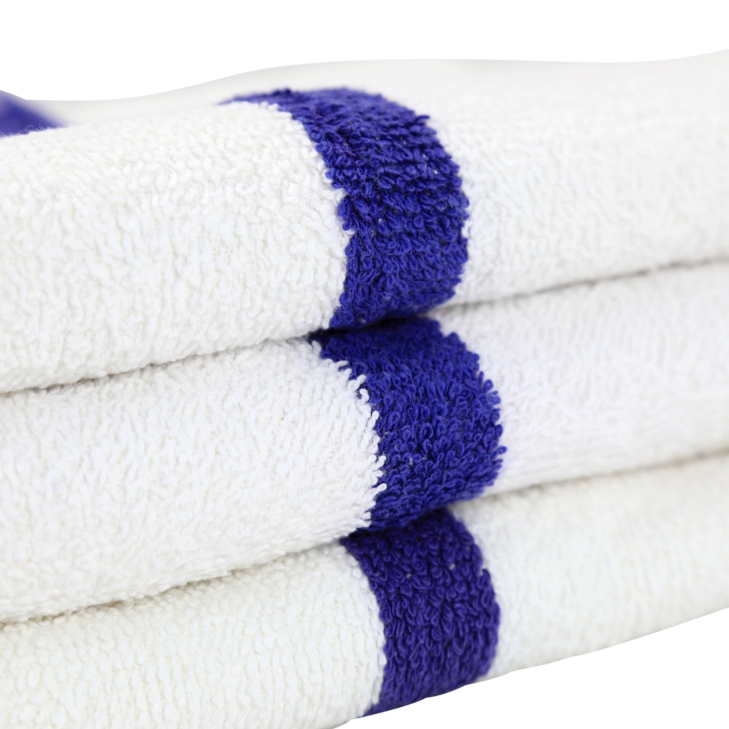 Hospeco® Power Gym Hand Towel 16x27 Blue Stripe, 120/Case (HOSPWR-1627-3BCS-CS)