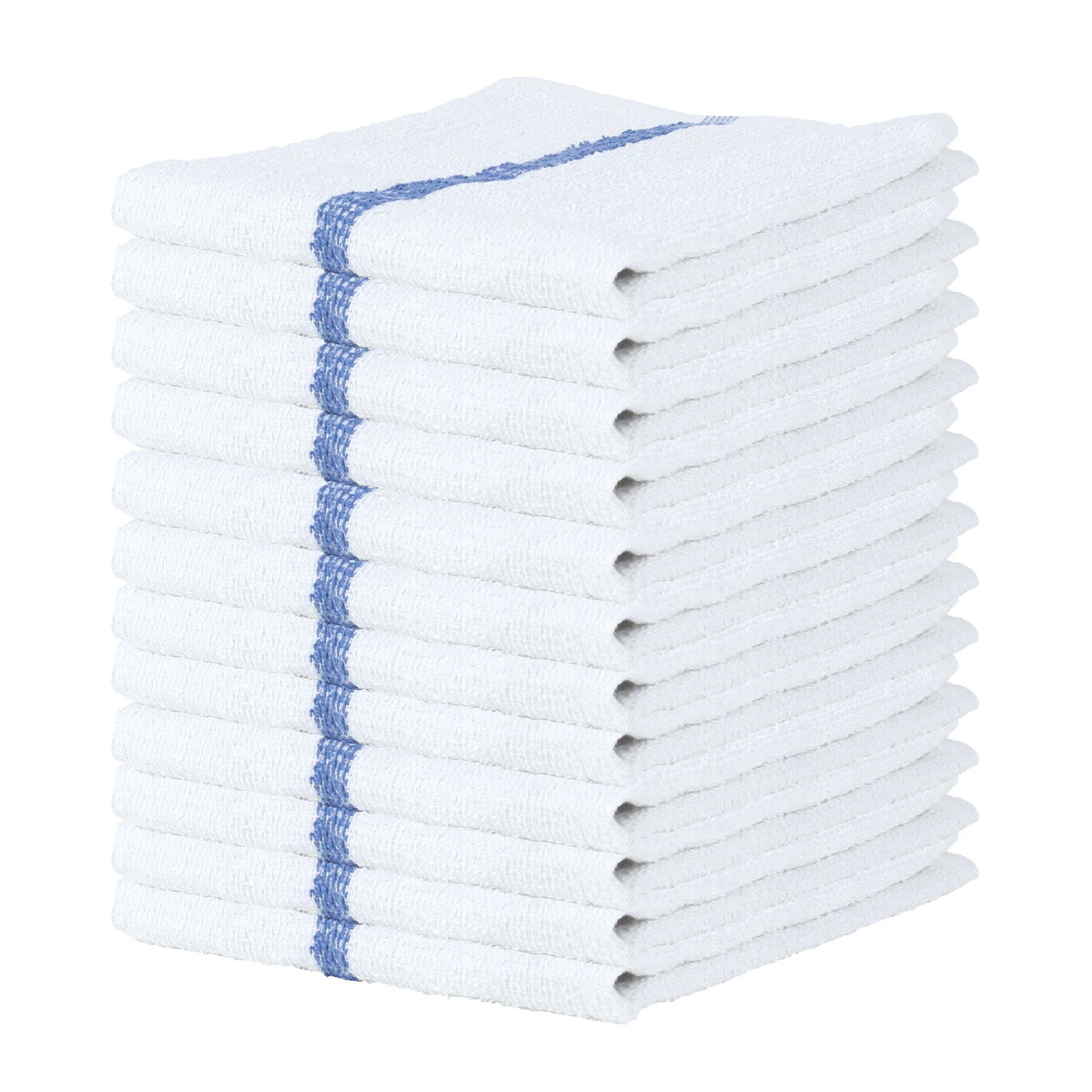 Hospeco® Qwick Wick Bar Mop Towel 30oz Blue Stripe, Case of 60 (HOSN030-W65-5DZ)