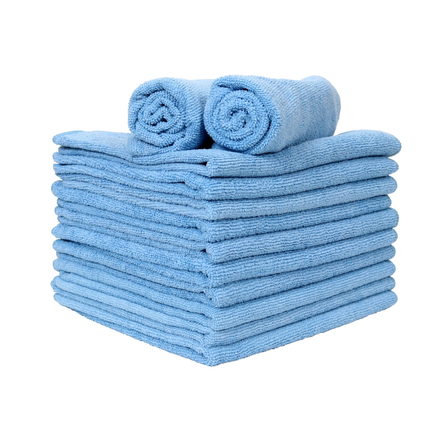 Hospeco® Microfiber Cloth 16x27 300 GSM Tri-Fold Blue, 12/Pack (HOSMFC3001627BL)