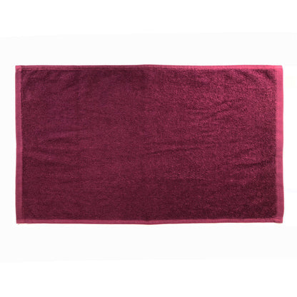 Hospeco® Cotton Jr. Salon Towel 16x27 Burgundy, 12/Pack (BBJ-1627-2.5BUR)