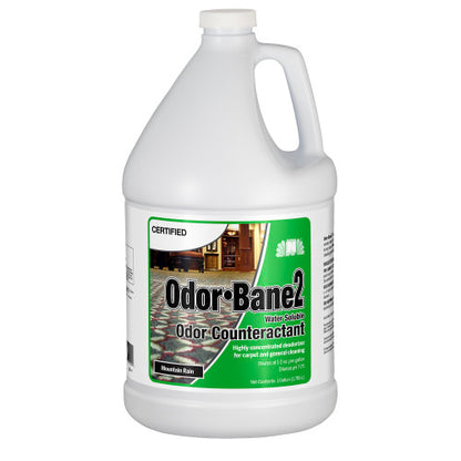Hospeco® Odor-Bane® 2 Water Soluble Odor Counteractant, 4x1 Gallon, Mountain Rain (HOSC283-005)