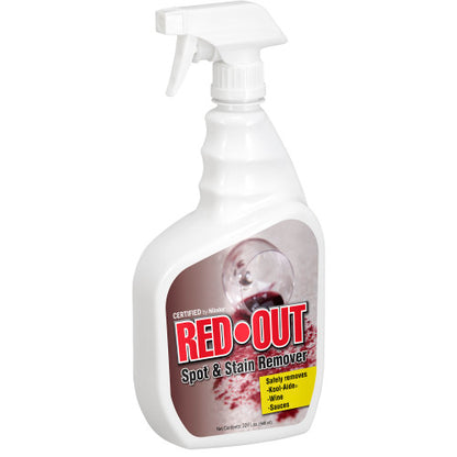 Hospeco® Certified™ Red Out Spot & Stain Remover, 6x1 Quart (HOSC327-009)