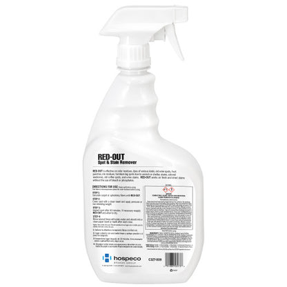 Hospeco® Certified™ Red Out Spot & Stain Remover, 6x1 Quart (HOSC327-009)