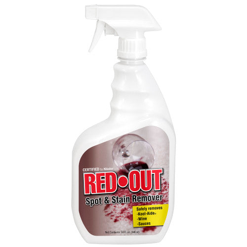 Hospeco® Certified™ Red Out Spot & Stain Remover, 6x1 Quart (HOSC327-009)