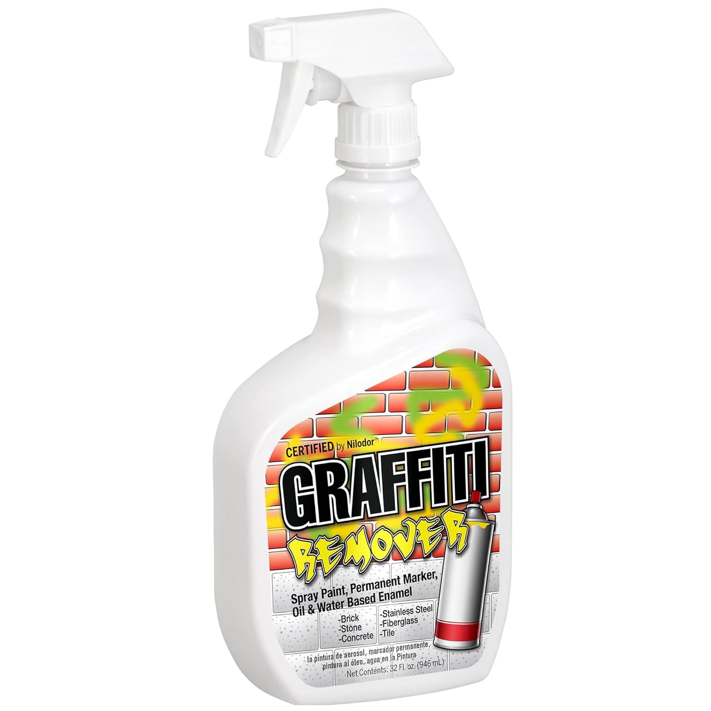 Hospeco® Certified™ Graffiti Remover, 6x1 Quart (HOSC517-009)