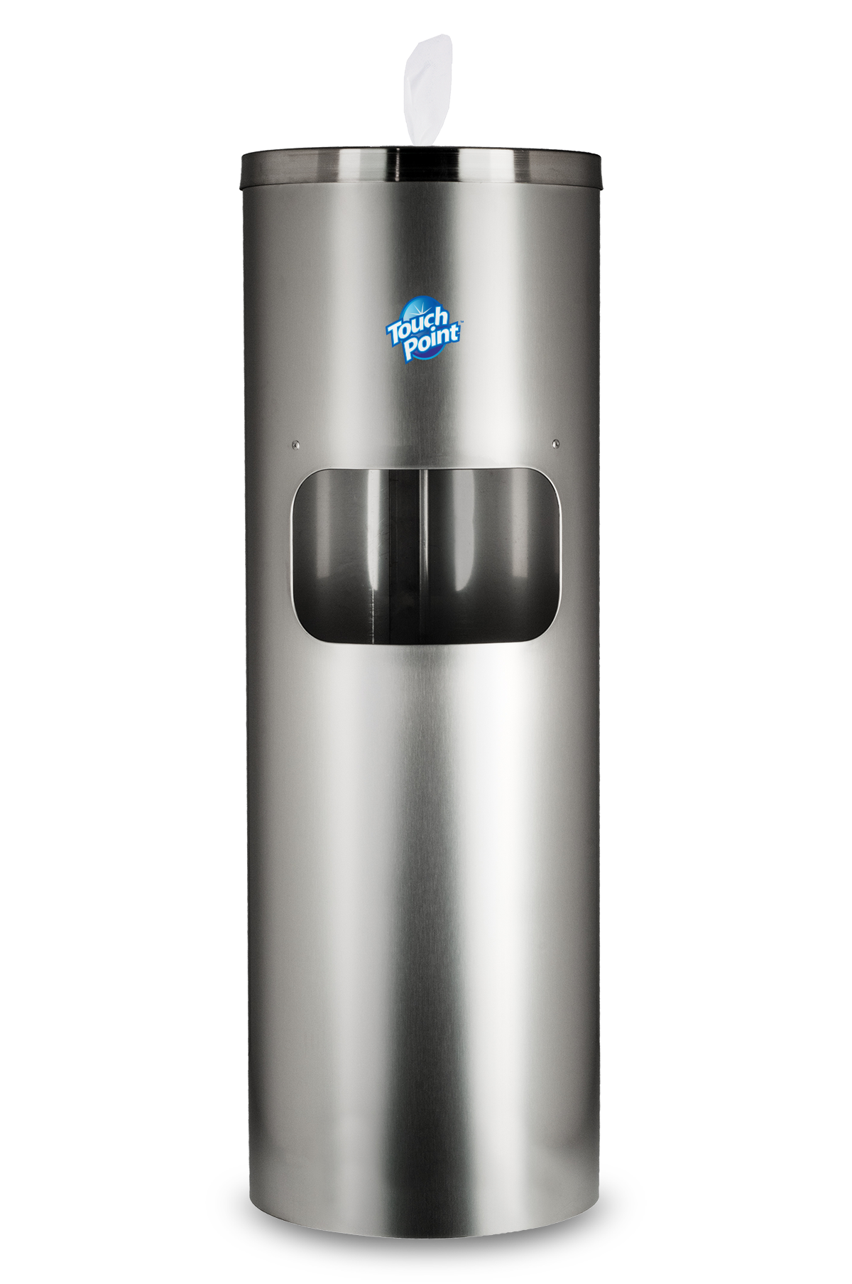 Touch Point® Stainless Steel Floor Stand w/Garbage, Stainless Steel (HOSC9SSFS)