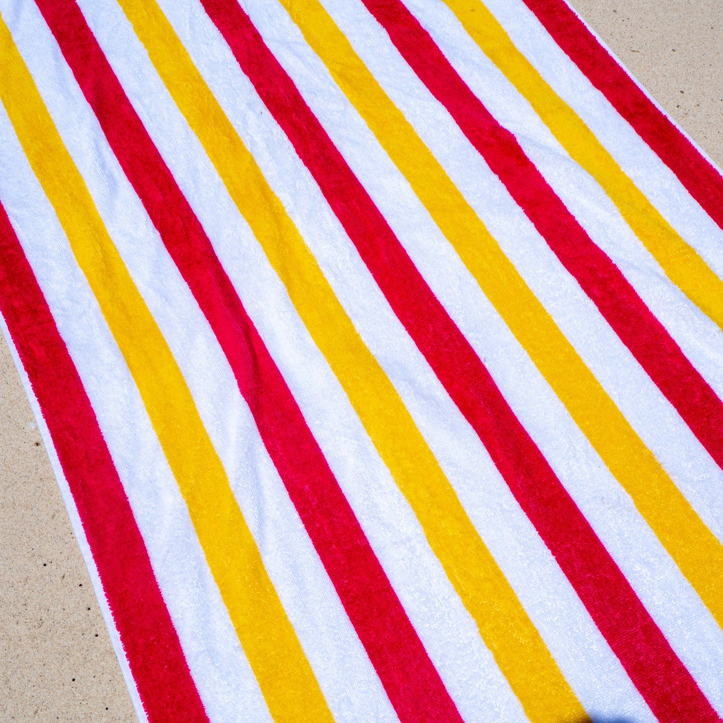 Hospeco® Cabo Cabana Beach Towel 30x70 Red/Yellow, 4/Pack (CABOCABANA-RD/YL)