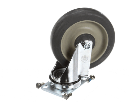 Cambro CAM60008 Caster Kit without Brake, Swivel Plate, 5 inches (CAM60008)