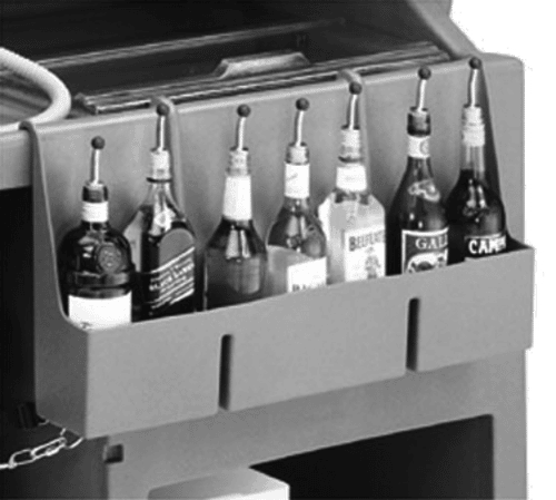 Cambro 730Sr110 Speed Rail, 7-Bottle, 29"L X 6-1/2"W X 1 (CAM730SR110)