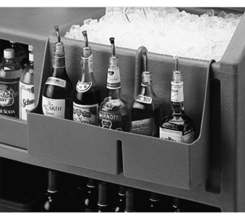 Cambro Bar54Sr110 Speed Rail, 5-Bottle, 19-1/2"L X 4-5/16" (CAMBAR54SR110)