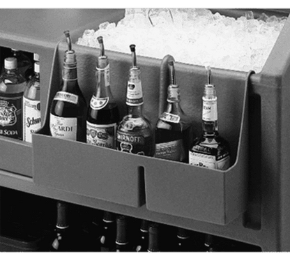 Cambro Bar54Sr110 Speed Rail, 5-Bottle, 19-1/2"L X 4-5/16" (CAMBAR54SR110)