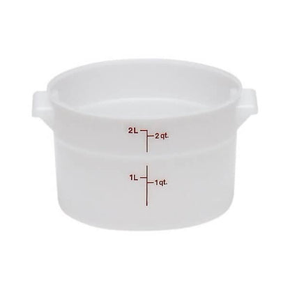 Cambro Rfs2148 Round 2Qt Ply-White (CAMRFS2148)