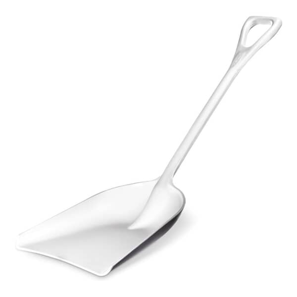Carlisle 41076Ec02 Sparta 11" White Foodservice Shovel (CARL41076EC02)