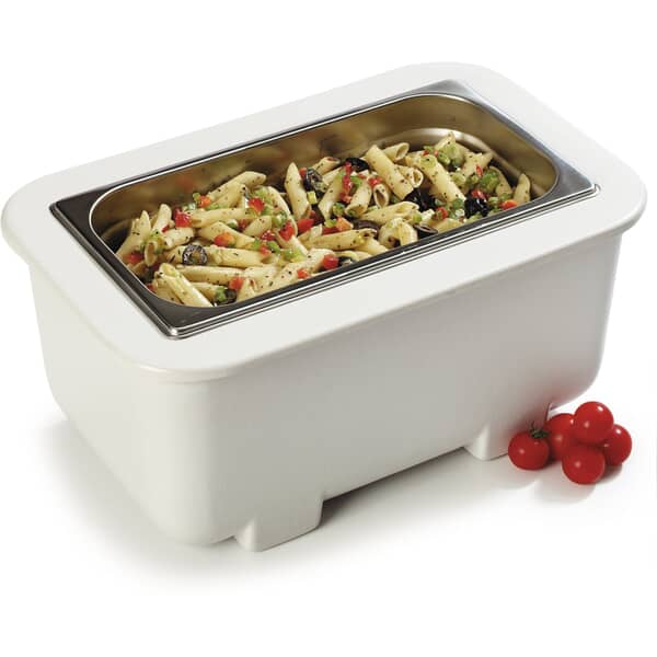 Carlisle Cm104502 Cold 1/3 Pan 6" Deep White (CARLCM104502)