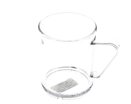 Carlisle Pcd79607 Polycarbonate Handled Mug 9.6 Oz - Clear (CARLPCD79607)