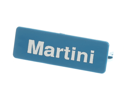Carlisle Plq32714 Plaque Glass Martini Carl Blue (CARLPLQ32714)