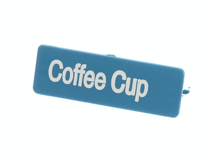 Carlisle Plq63314 Plaque Gls Rack Cofecup Carbl# (CARLPLQ63314)