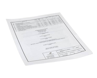 Concordia Beverage Systems 2910-004 Msds Sheet For Brew Tablets (CCO2910-004)