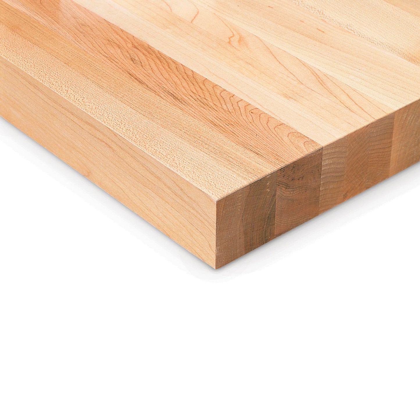 Global Industrial Workbench Top, Boos Maple Butcher Block Square Edge, 120"Wx36"Dx1-3/4" Thick (WBB2047986)