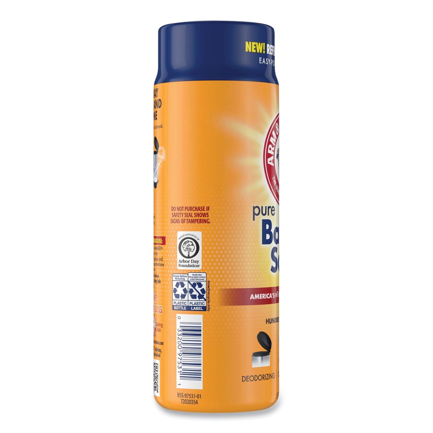 Arm & Hammer Baking Soda, 12 oz Refillable Shaker Canister, 6/Carton (CDC3320097531)