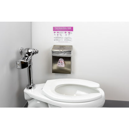 Hospeco® Scensibles® Combination Dispenser Stainless Steel (HOSCDSS)