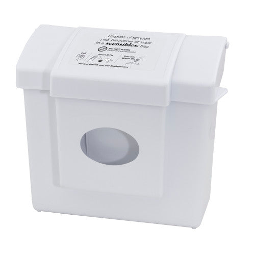 Hospeco® Scensibles® Combination Dispenser Receptacle w/ Removable Liner, White (HOSCDW)