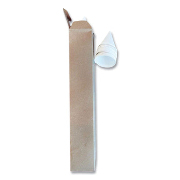 CoffeePro Paper Cone Cups, 4 oz, White, 200/Pack (CFRCPSLCONE4)