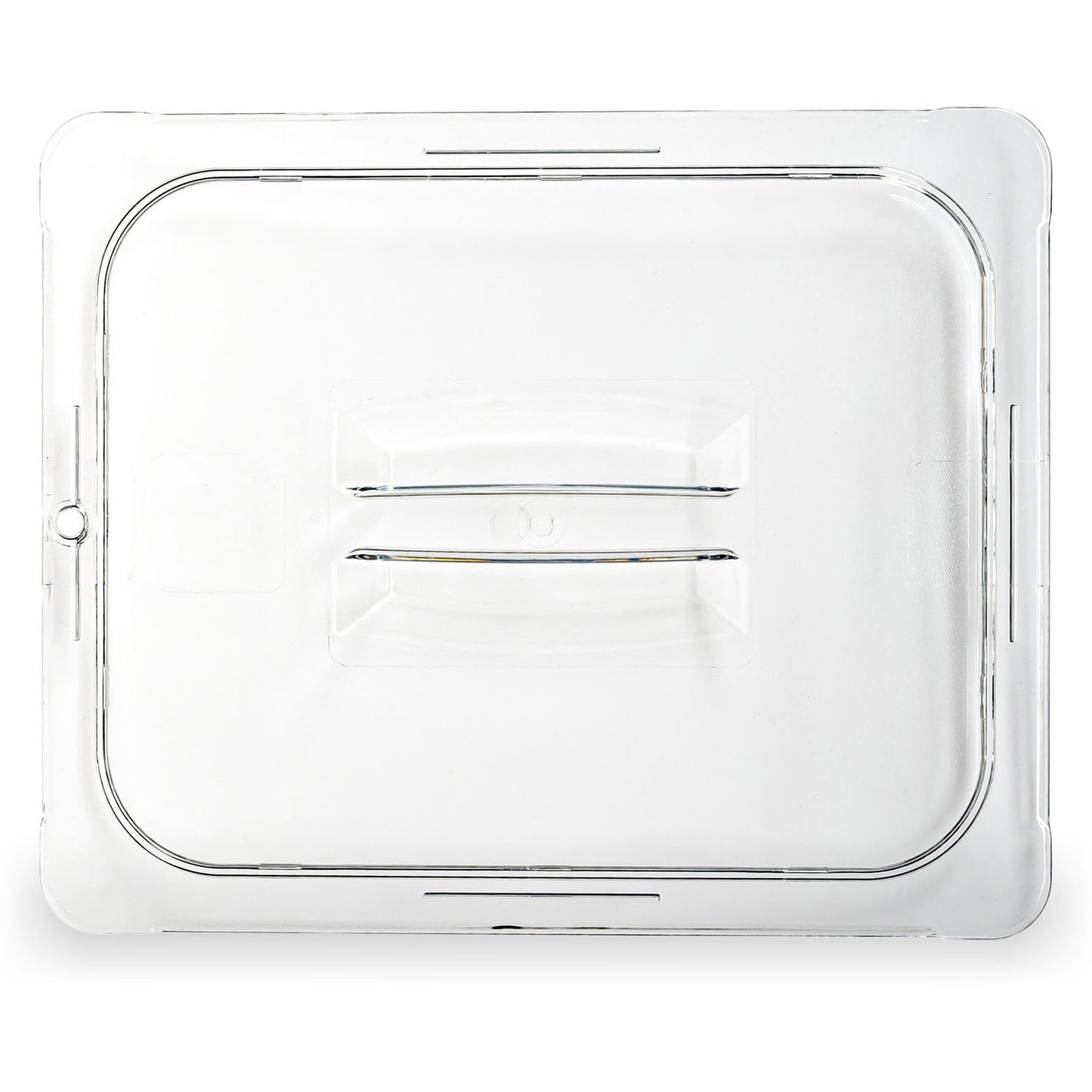 Carlisle StorPlus Polycarbonate Handled Universal Lid, 12.88 x 20.75 x 0.88, Clear, Plastic (CFS10210U07)