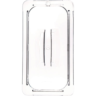 Carlisle StorPlus Polycarbonate Handled Universal Lid, 7 x 12.5 x 0.88, Clear, Plastic (CFS10270U07)