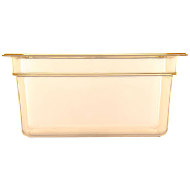 Carlisle StorPlus High Heat Food Pan, 8.7 qt, 10.38 x 12.75 x 6, Amber, Plastic (CFS10422B13)