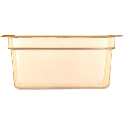 Carlisle StorPlus High Heat Food Pan, 8.7 qt, 10.38 x 12.75 x 6, Amber, Plastic (CFS10422B13)