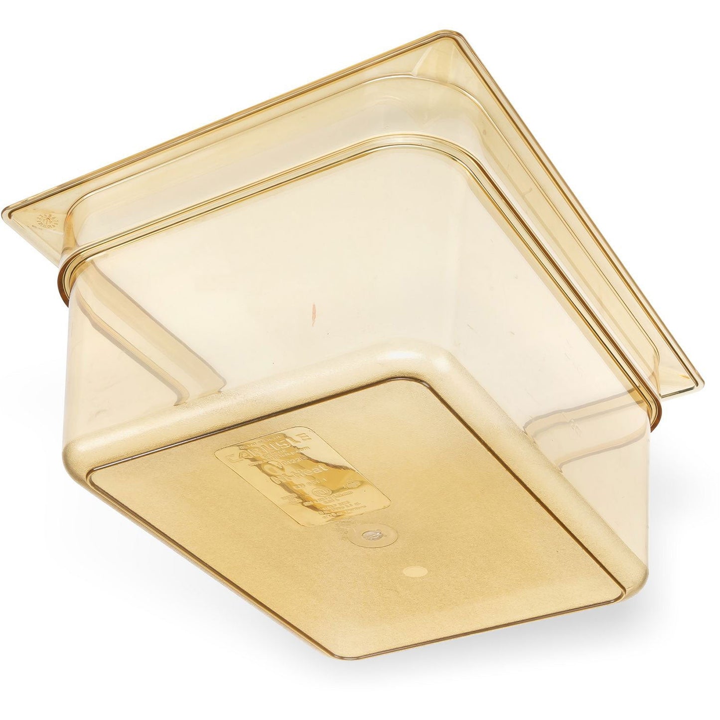 Carlisle StorPlus High Heat Food Pan, 8.7 qt, 10.38 x 12.75 x 6, Amber, Plastic (CFS10422B13)