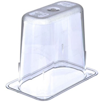 Carlisle StorPlus Polycarbonate Food Pan, 1.4 qt, 4.25 x 6.93 x 6, Clear, Plastic (CFS3068807)