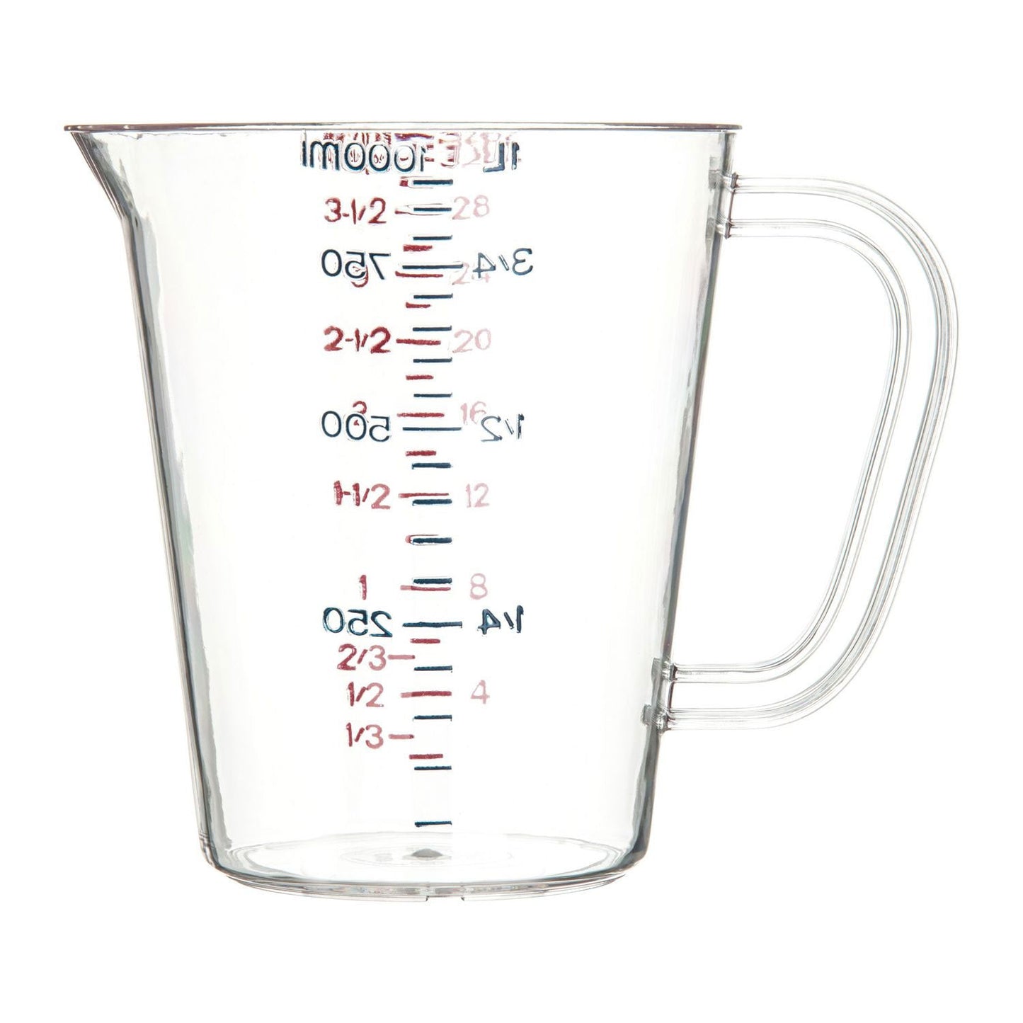 Carlisle Commercial Measuring Cup, 1 qt, Clear (CFS4314307)