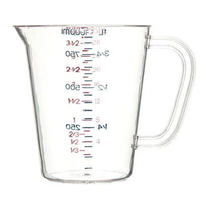 Carlisle Commercial Measuring Cup, 1 qt, Clear (CFS4314307)